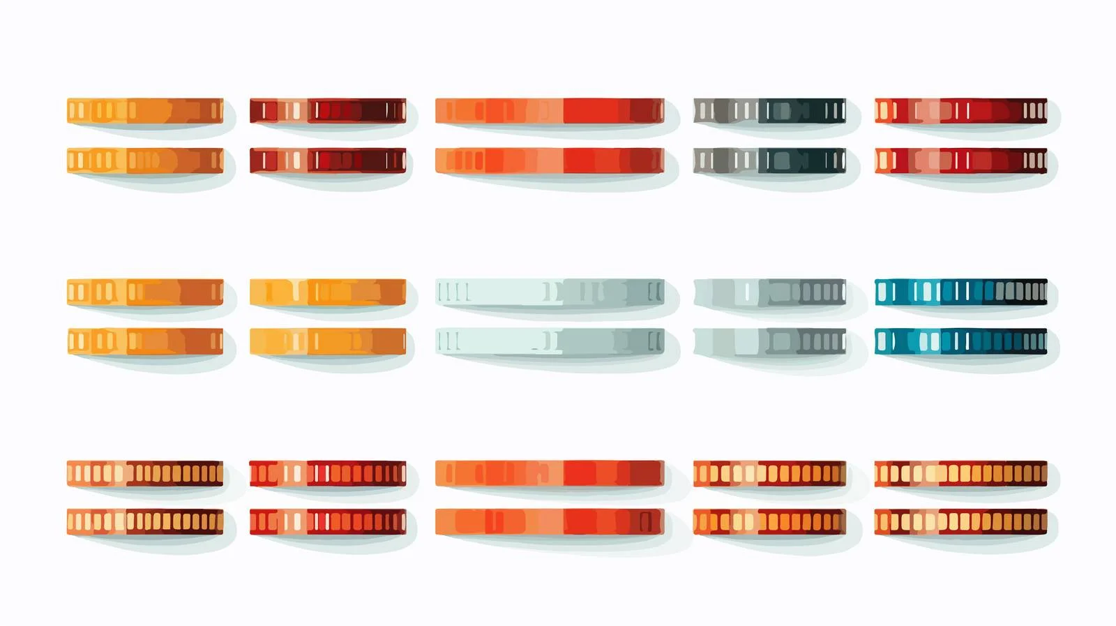 Film Strip Vector Template Collection — free download from Dotvec