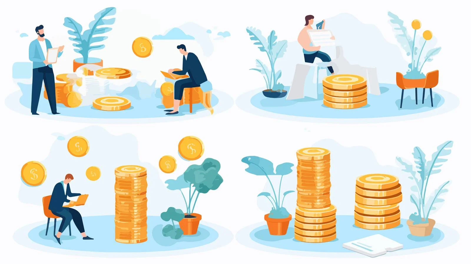 Financial Planning: Analyzing Saving Strategies — free download from Dotvec