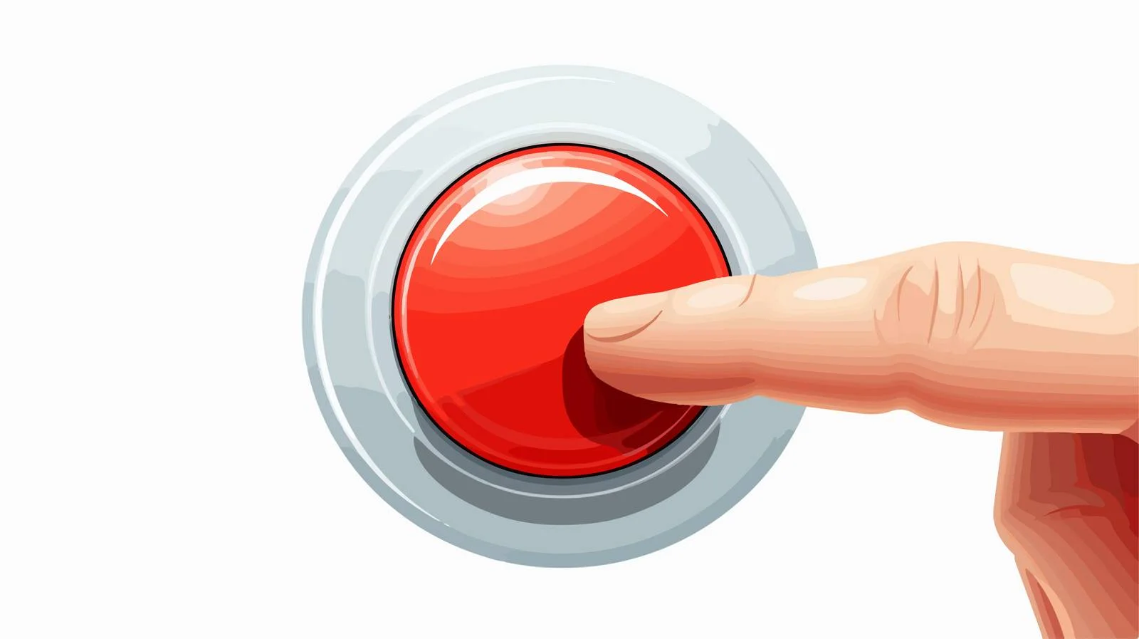 Activating Emergency Button with a Finger — free download from Dotvec