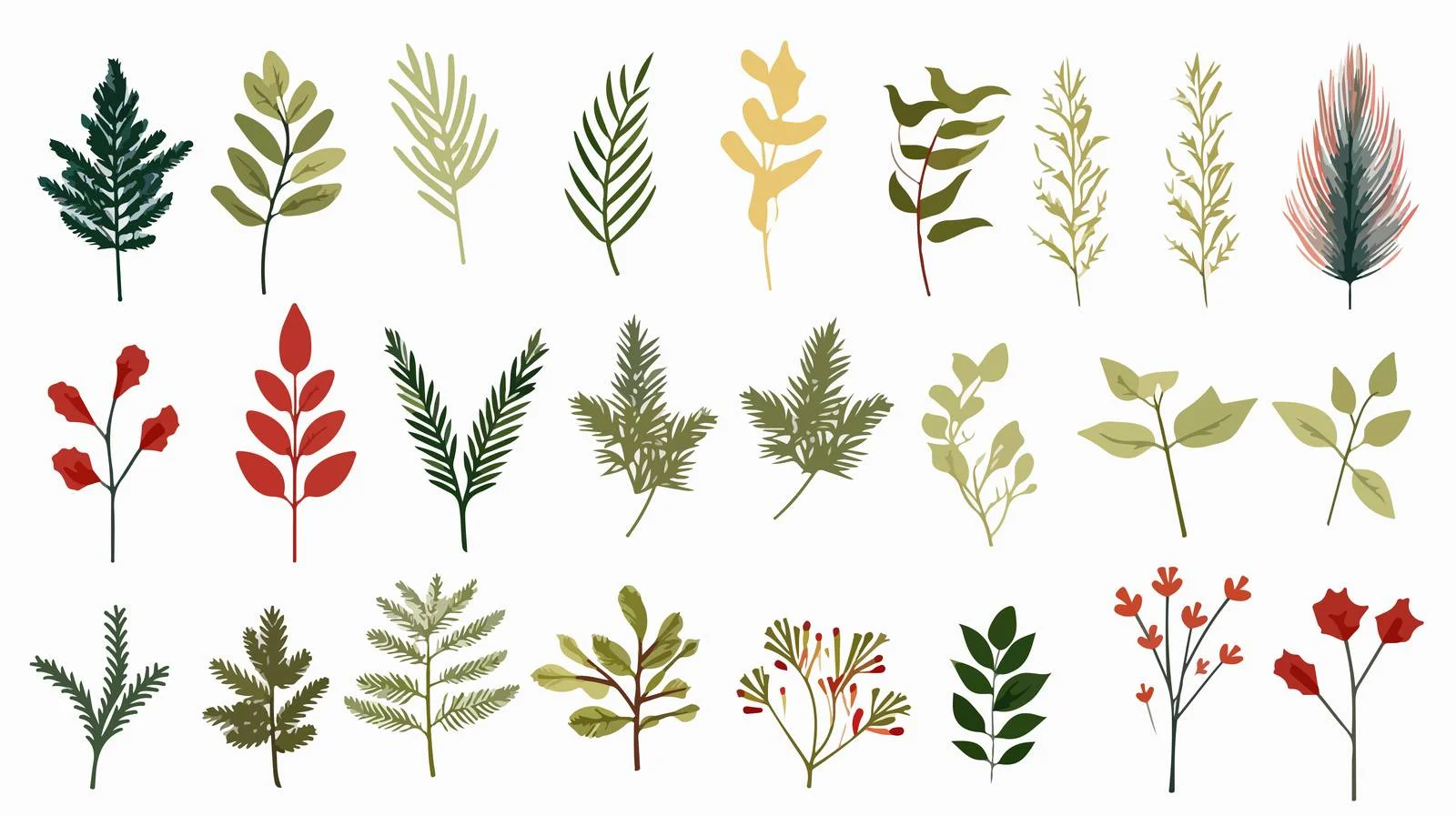 Elegant Fir Branch Christmas Wreath Design — free download from Dotvec