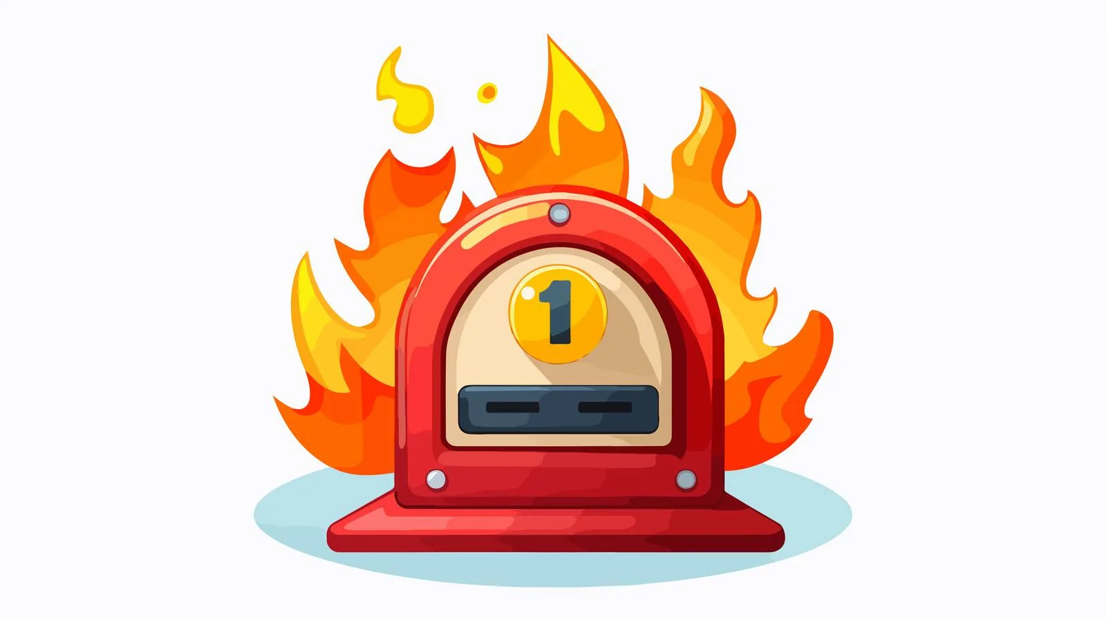 Emergency Fire Alarm Button — free download from Dotvec