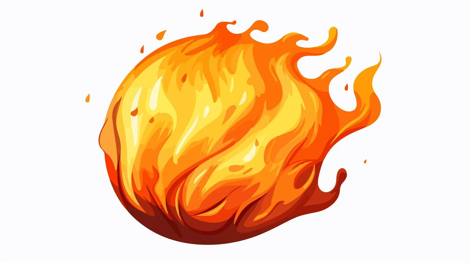 Burning Fuel Flame Stock Vector Car — free download from Dotvec