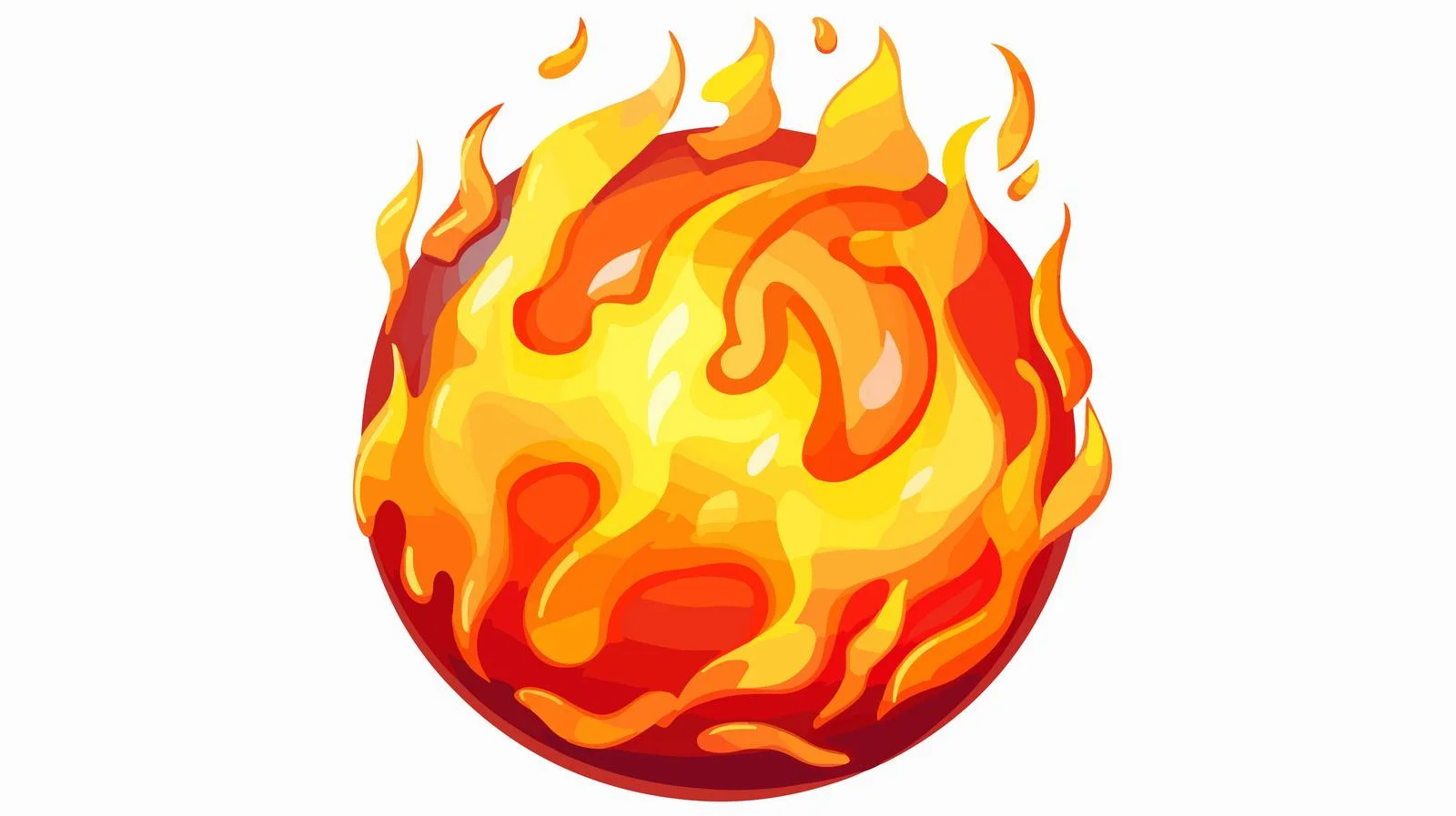 Flaming Fuel Vector Car Illustration — free download from Dotvec