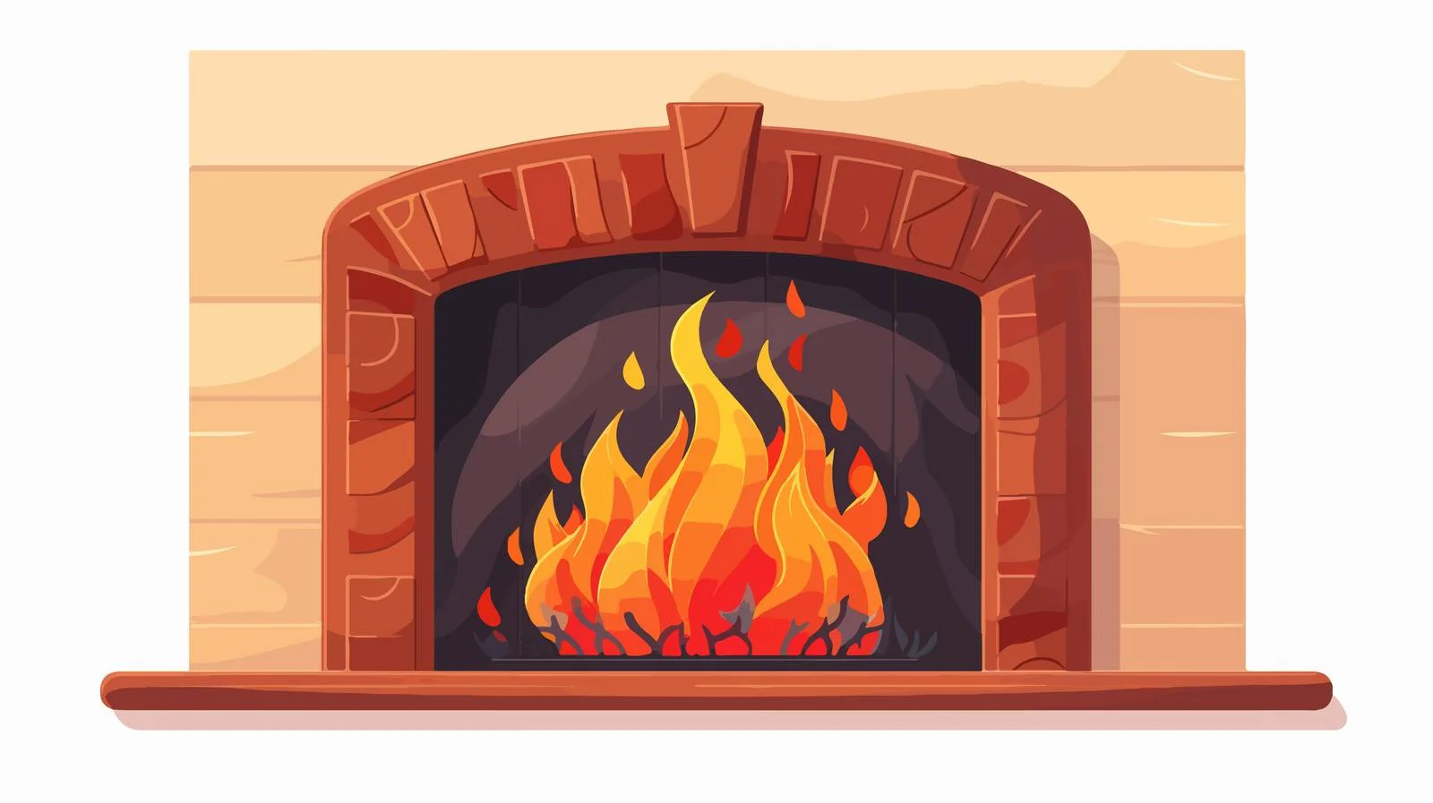 Warm Hearth in Home: Cozy Firelight — free download from Dotvec