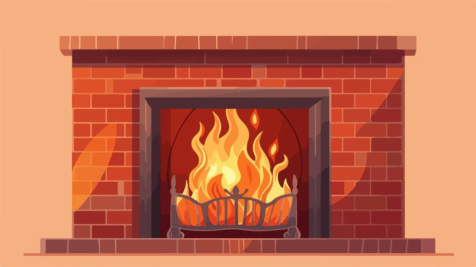 Warm Fireplace Creating Cozy Home Ambiance — free download from Dotvec