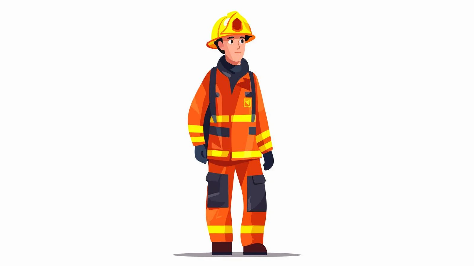 Firefighter in Protective Fireproof Gear — free download from Dotvec