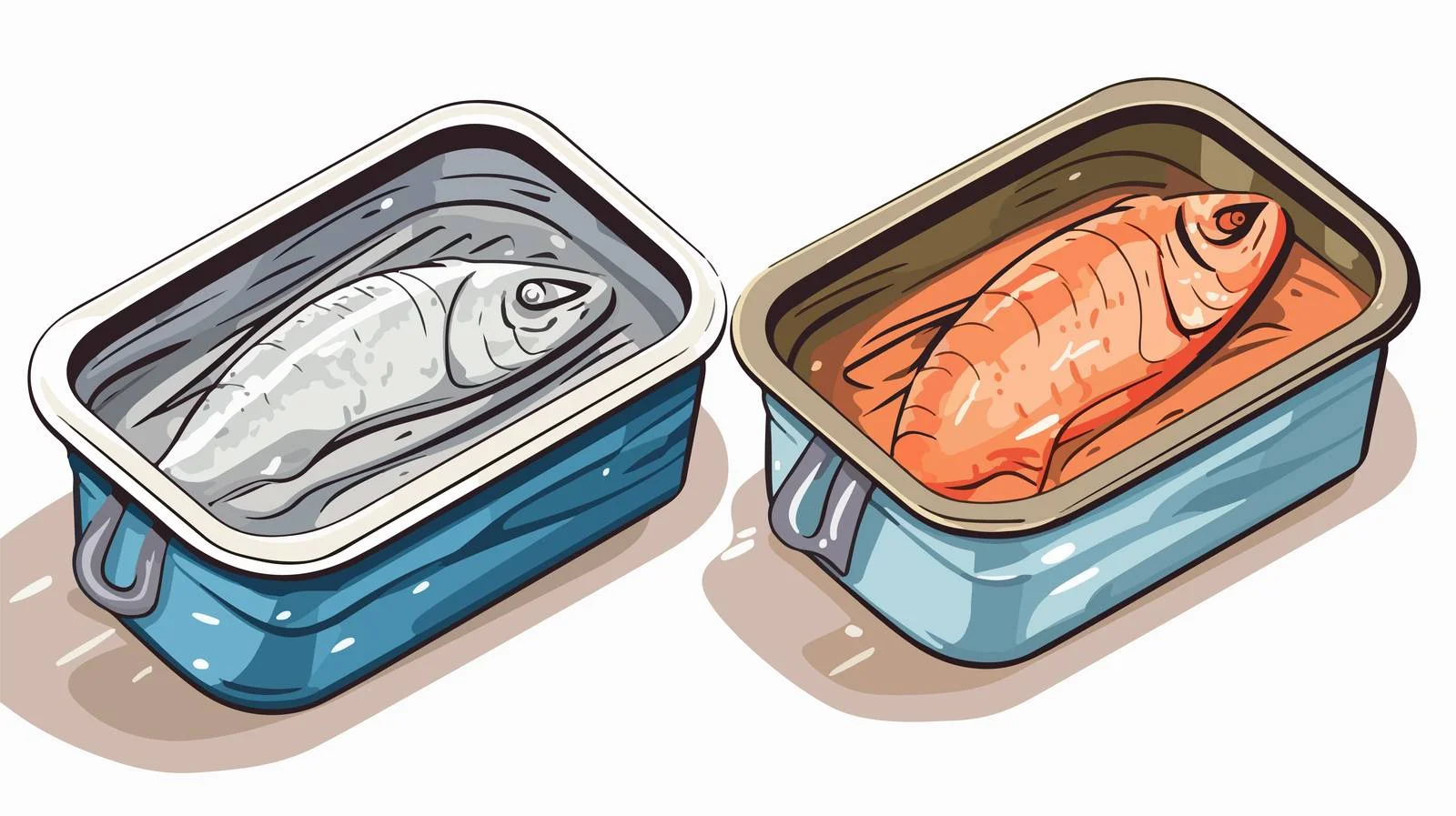 Tinned Tuna Preserved in Metal Can — free download from Dotvec