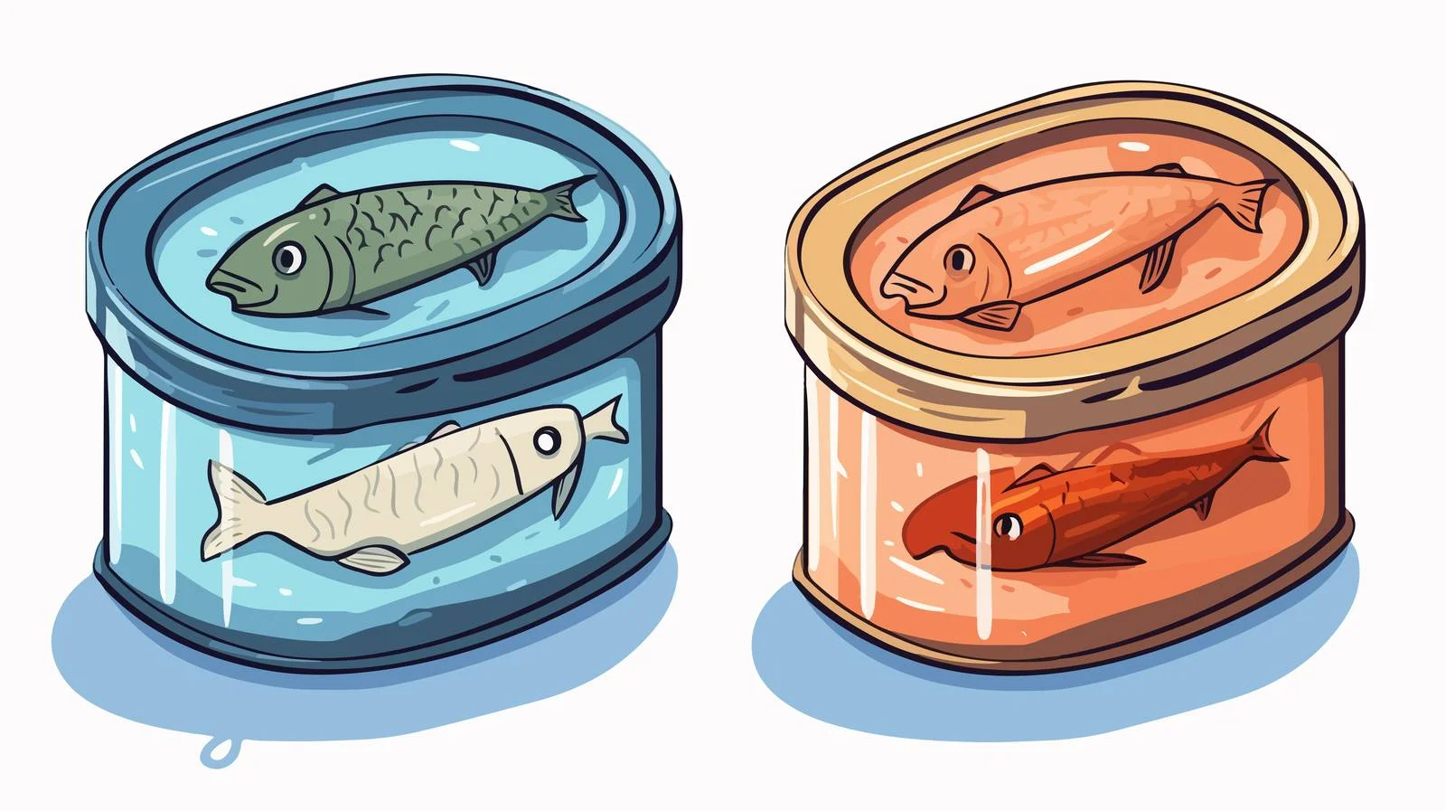 Canned Tuna in Metal Container — free download from Dotvec