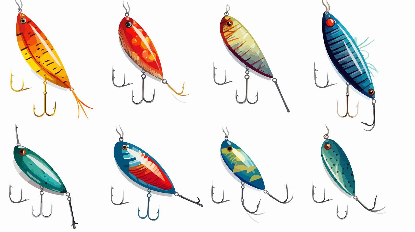 Anglers' Fishing Gear Essentials – free fishermen image from Dotvec