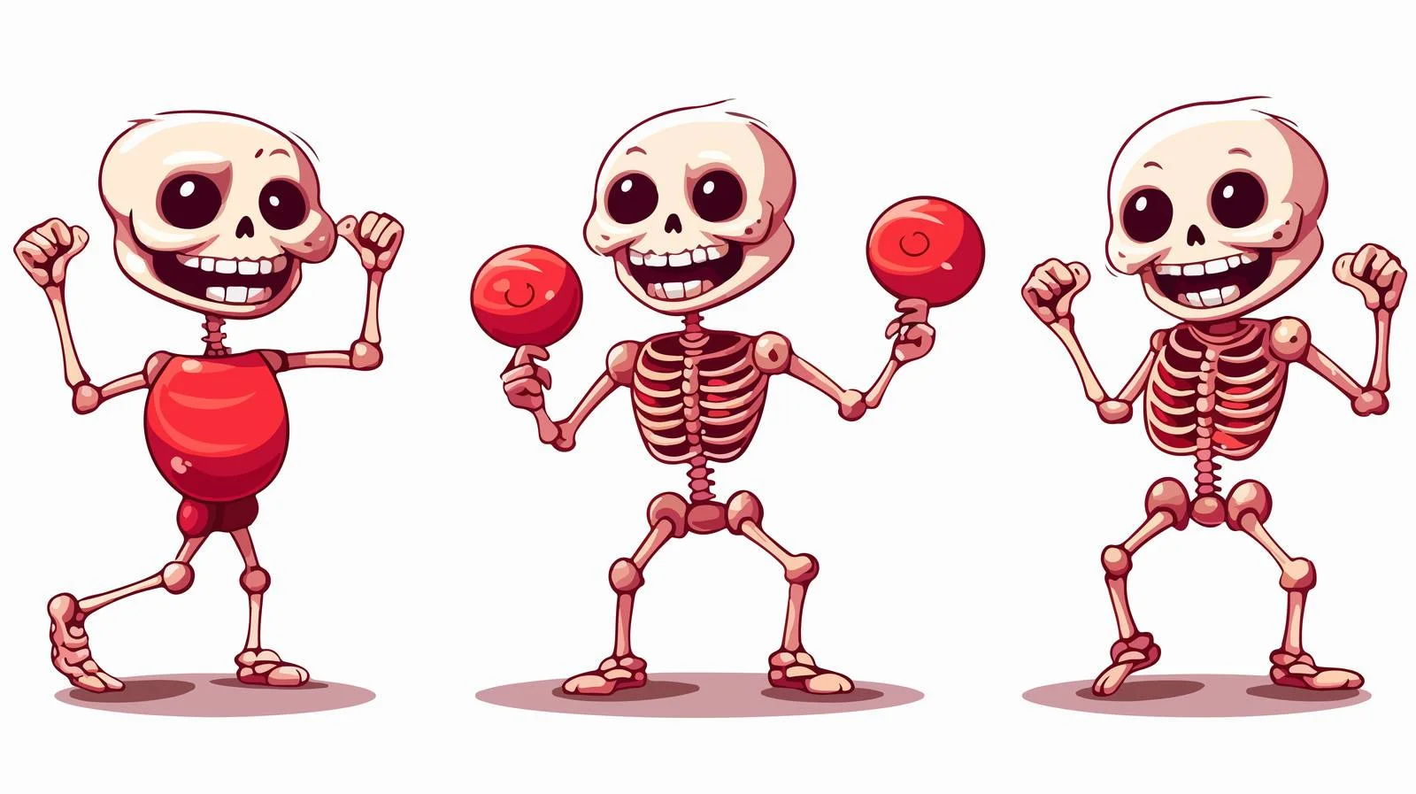 Fitness Bone Mascot Vector Illustration — free download from Dotvec
