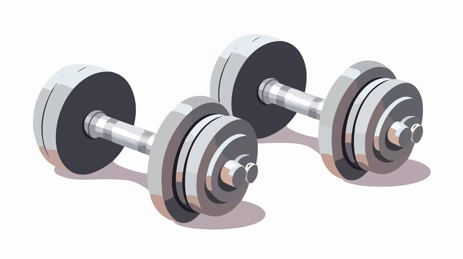 Steel Dumbbells for Weightlifting — free download from Dotvec