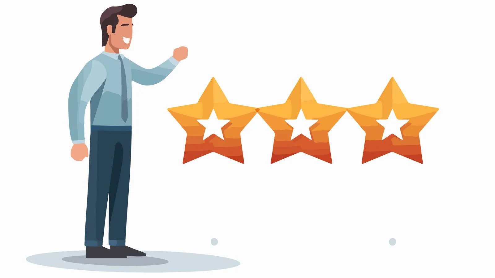 Exceptional Customer Satisfaction Service Rating — free download from Dotvec