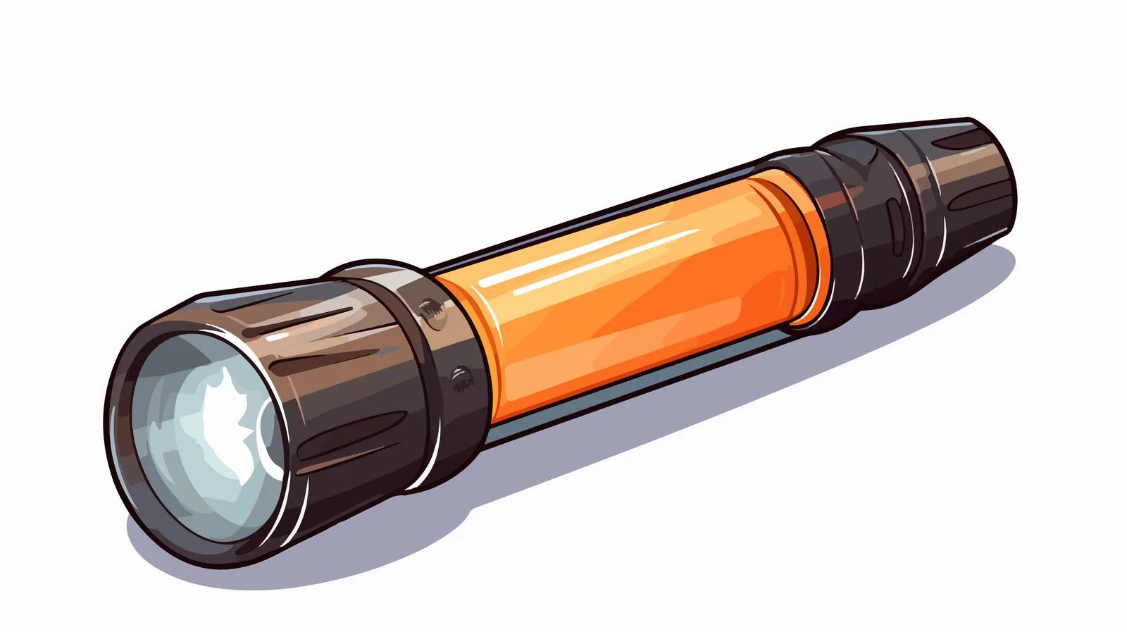 Shiny Flashlight Reflection Stock Vector Illustration — free download from Dotvec