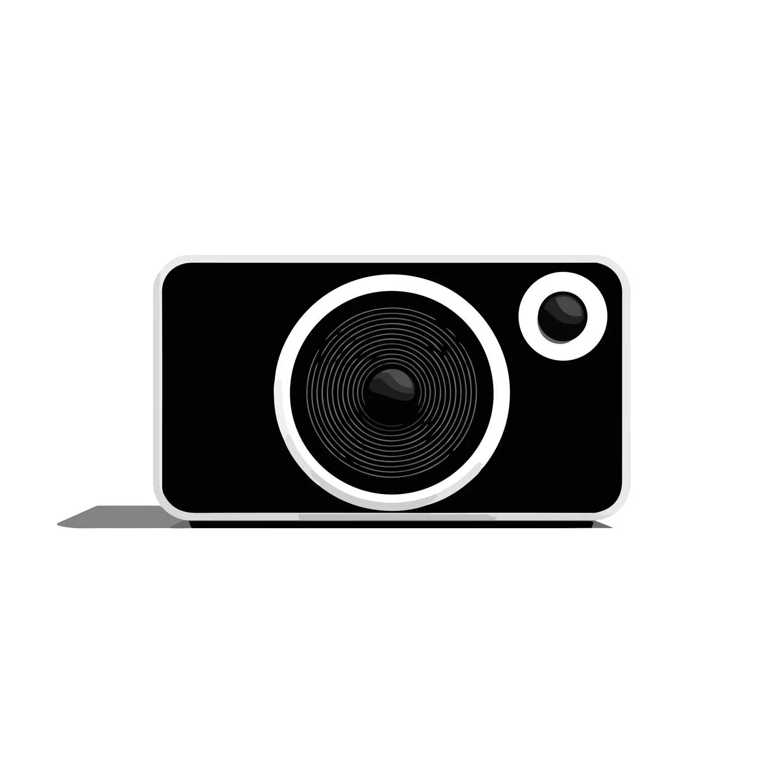 Minimal Bluetooth Speaker Line Art — free download from Dotvec