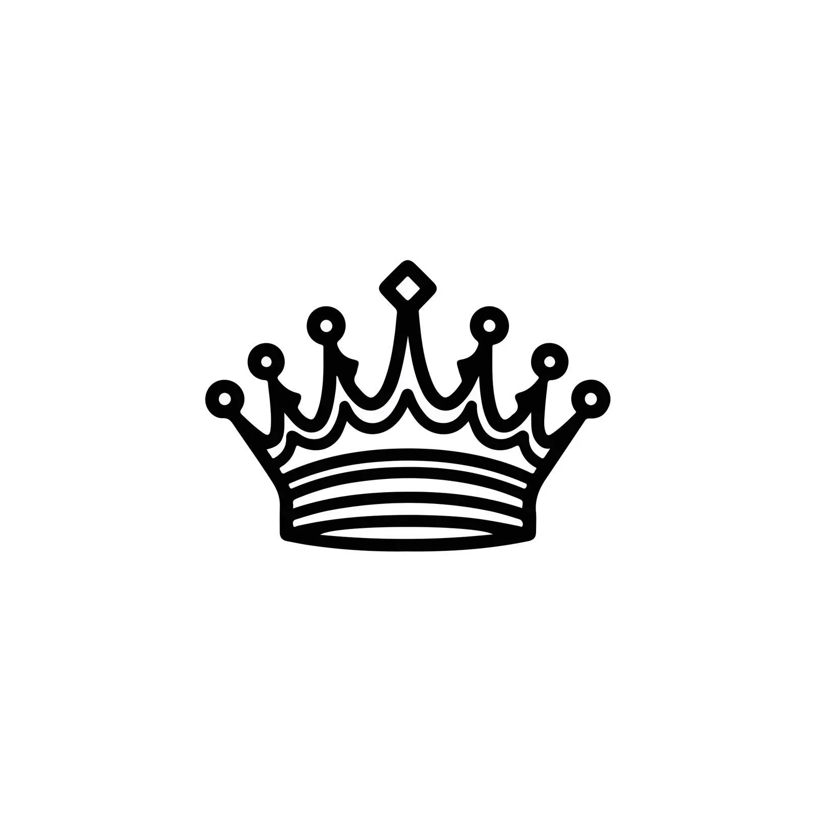 Minimal Crown Line Art Vector Illustration — free download from Dotvec