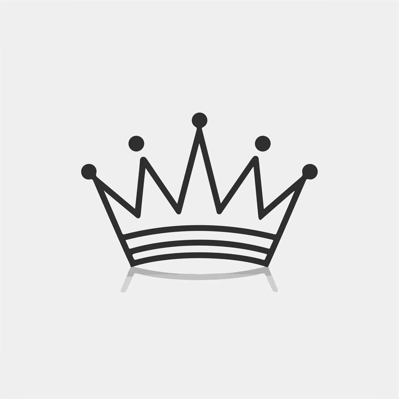 Minimal Crown Line Art Vector — free download from Dotvec