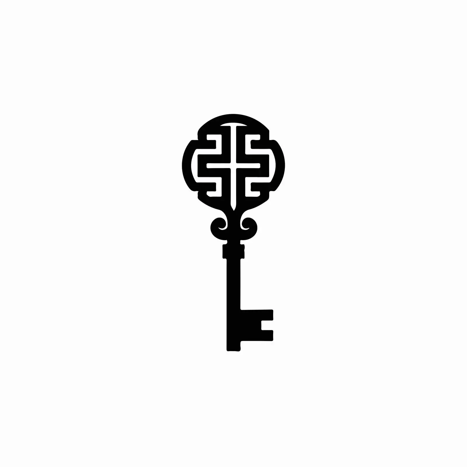Minimalist Key Line Art Vector Design — free download from Dotvec