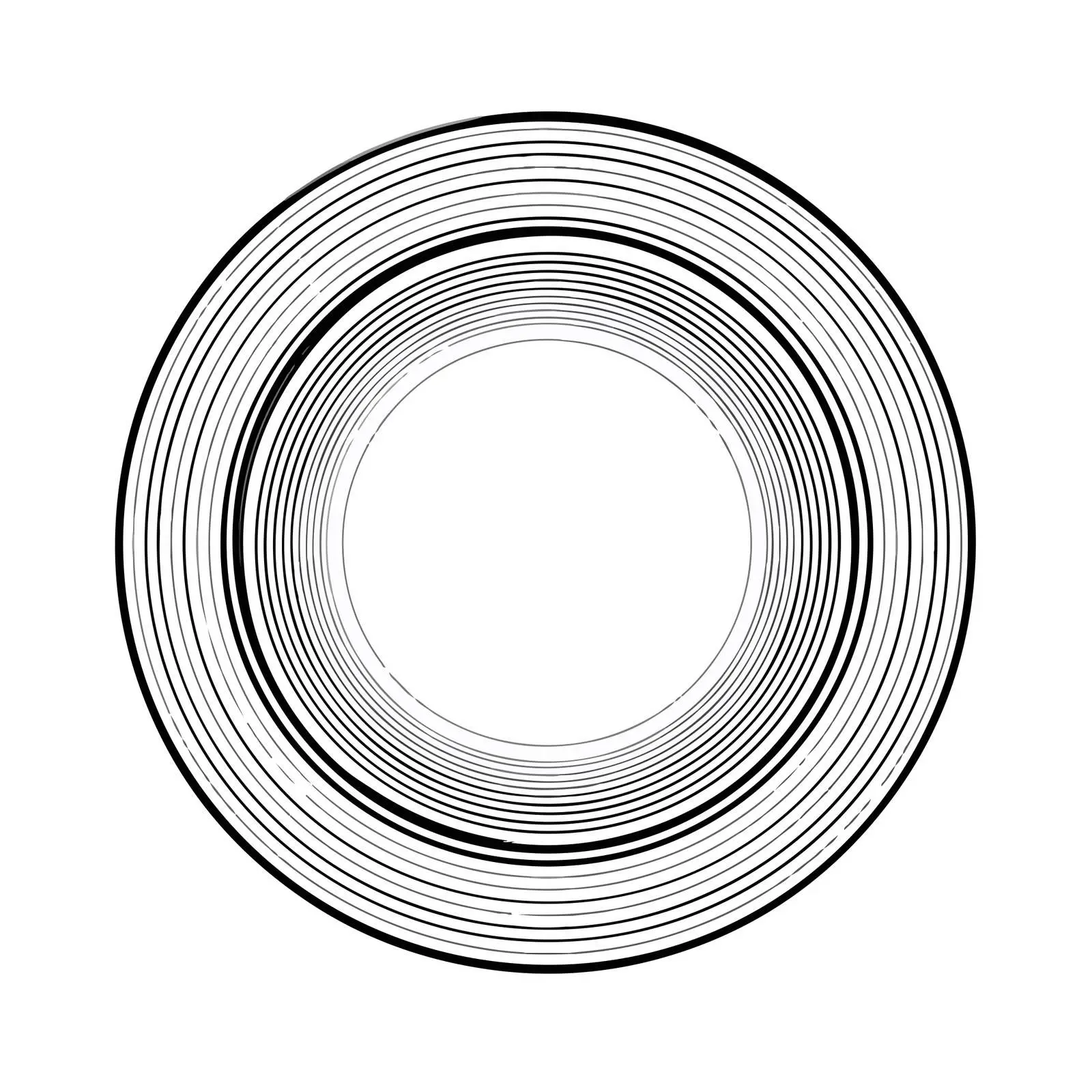 Minimal Plate Line Art Vector Illustration — free download from Dotvec