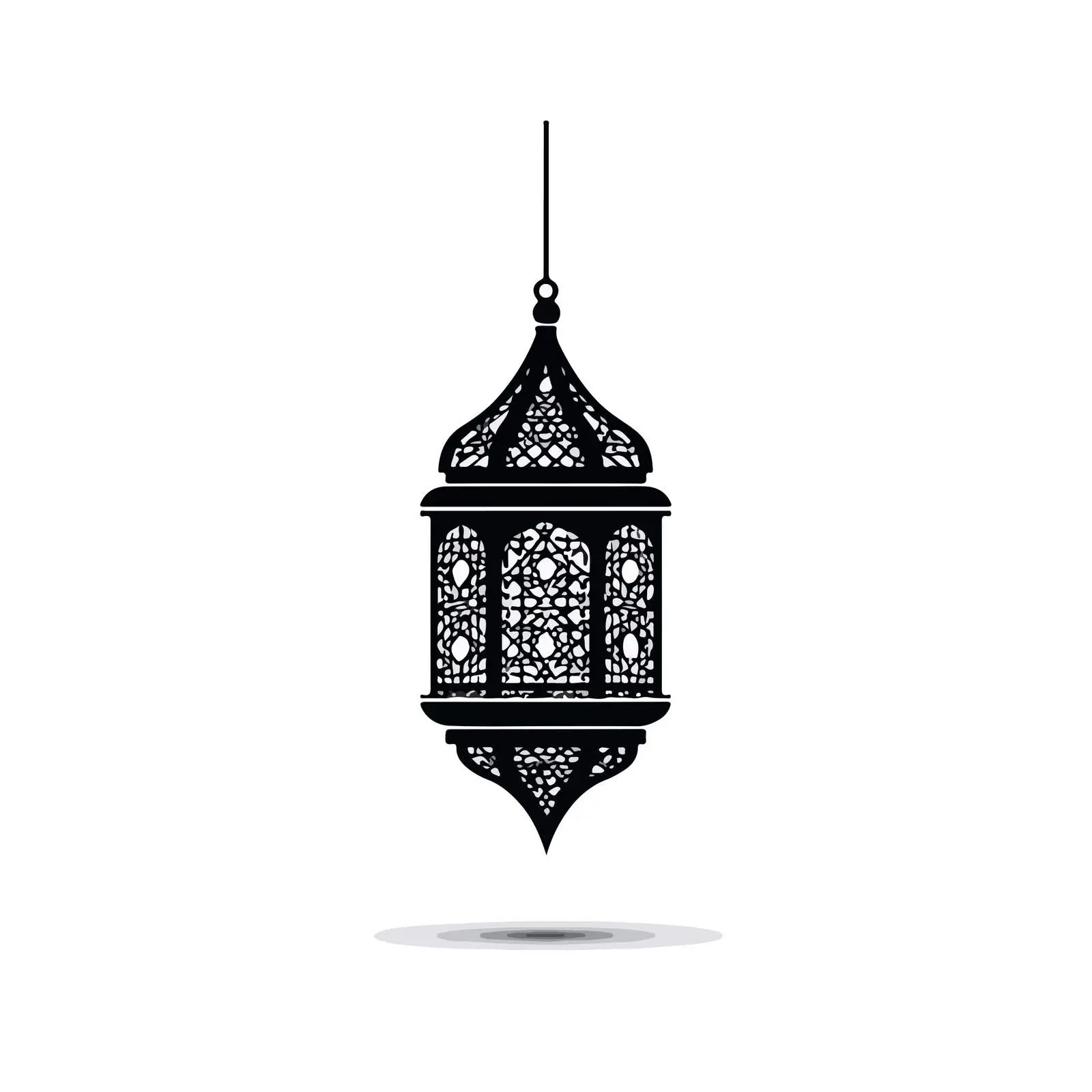 Ramadan Lantern Line Art — free download from Dotvec