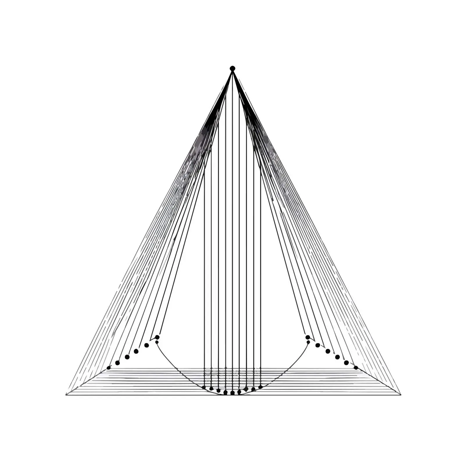 Minimal Triangle Instrument Art — free download from Dotvec