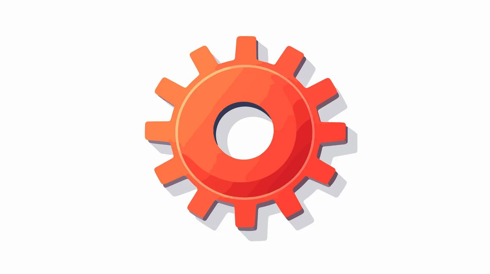Gear Icon on White Background — free download from Dotvec
