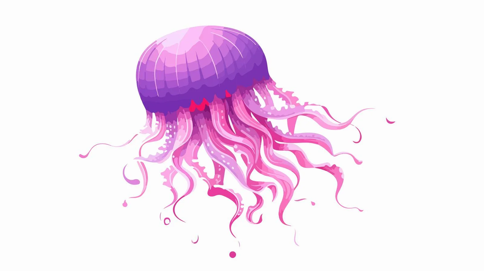 Whimsical Purple Swimmer Cartoon Illustration — free download from Dotvec