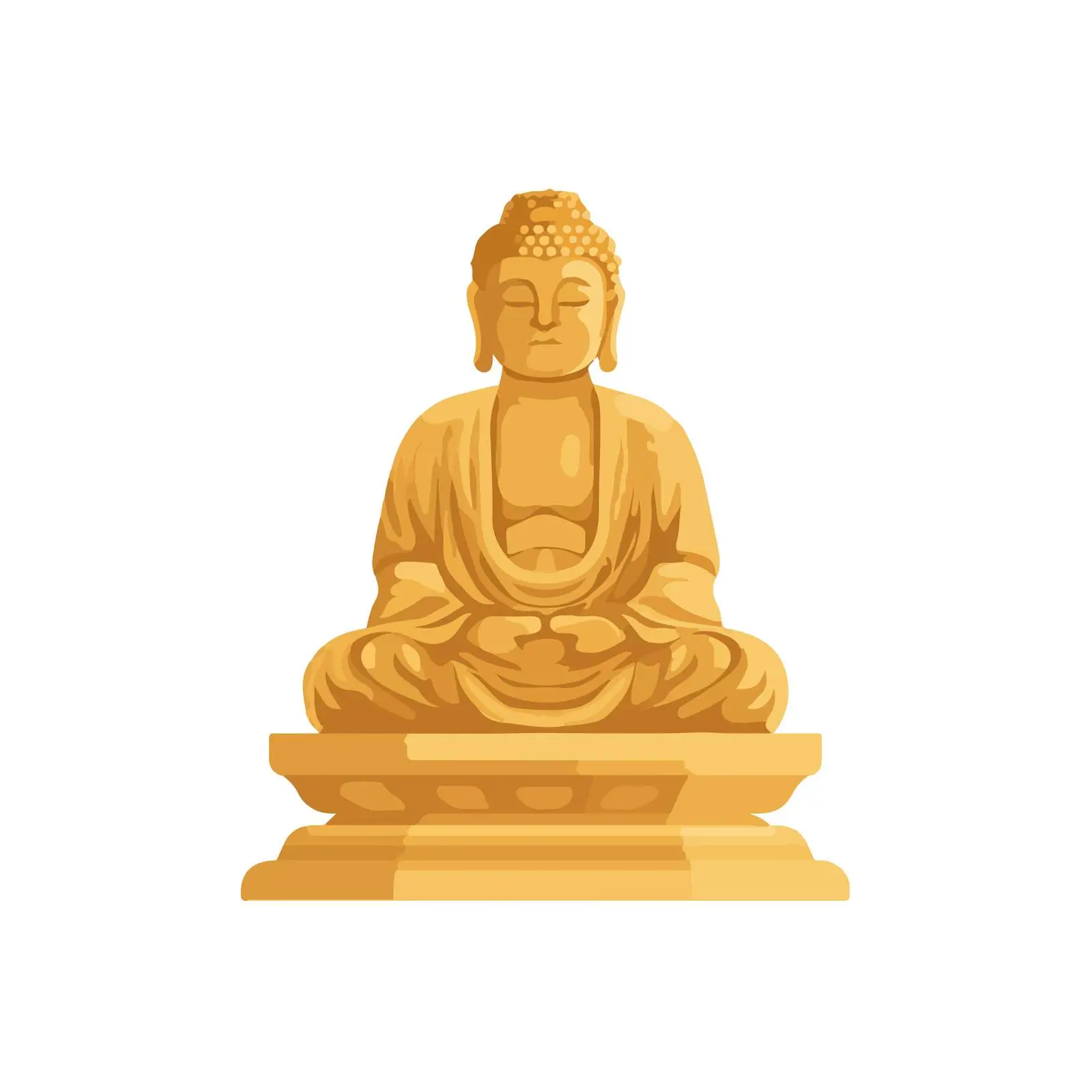 Buddha Statue Icon — free download from Dotvec