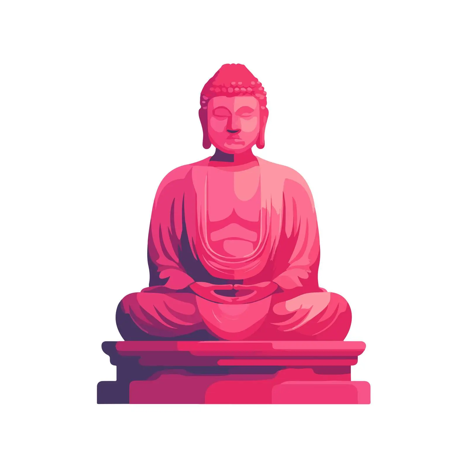 Buddha Statue Icon Usage — free download from Dotvec