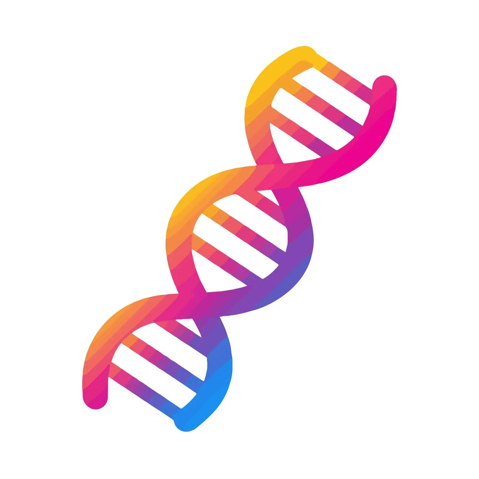 DNA Helix Gradient Icon — free download from Dotvec