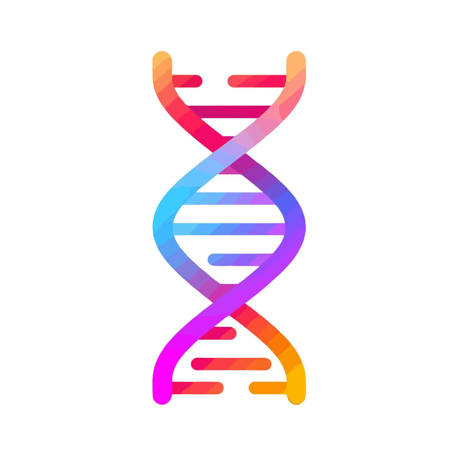 DNA Helix Gradient Icon — free download from Dotvec