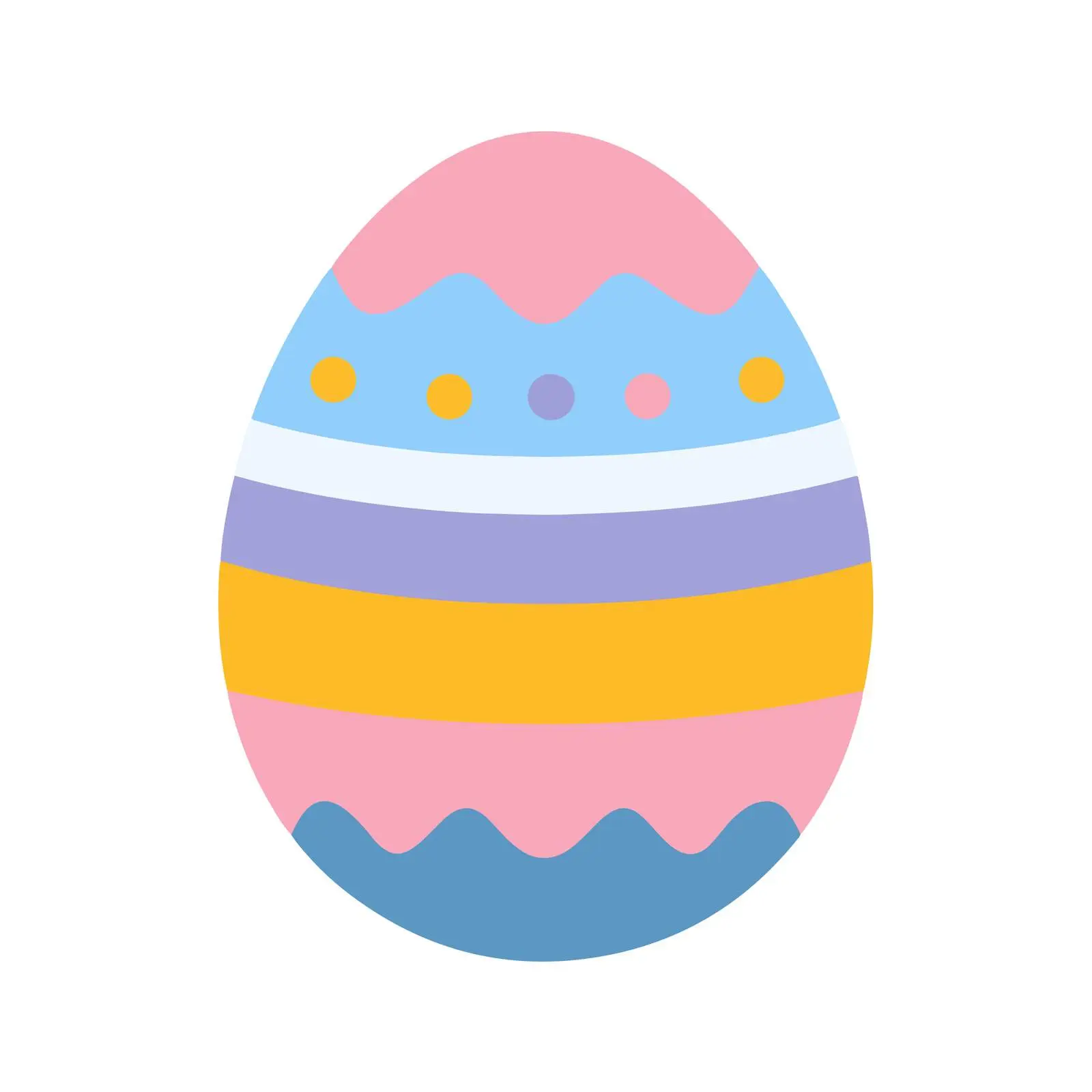 Easter Egg Icon Flat Style — free download from Dotvec