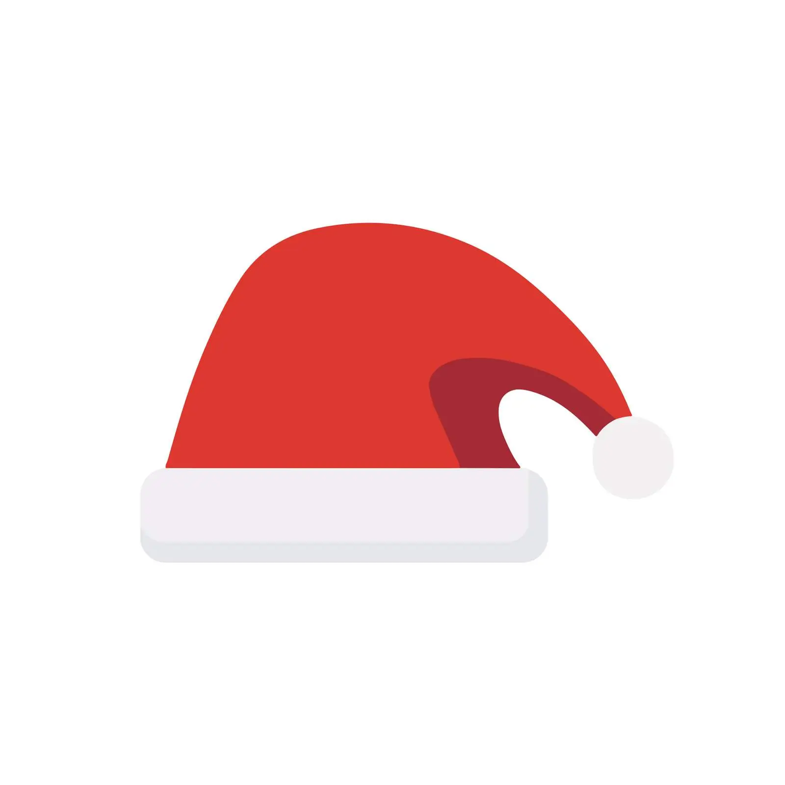 Santa Hat Flat Icon — free download from Dotvec