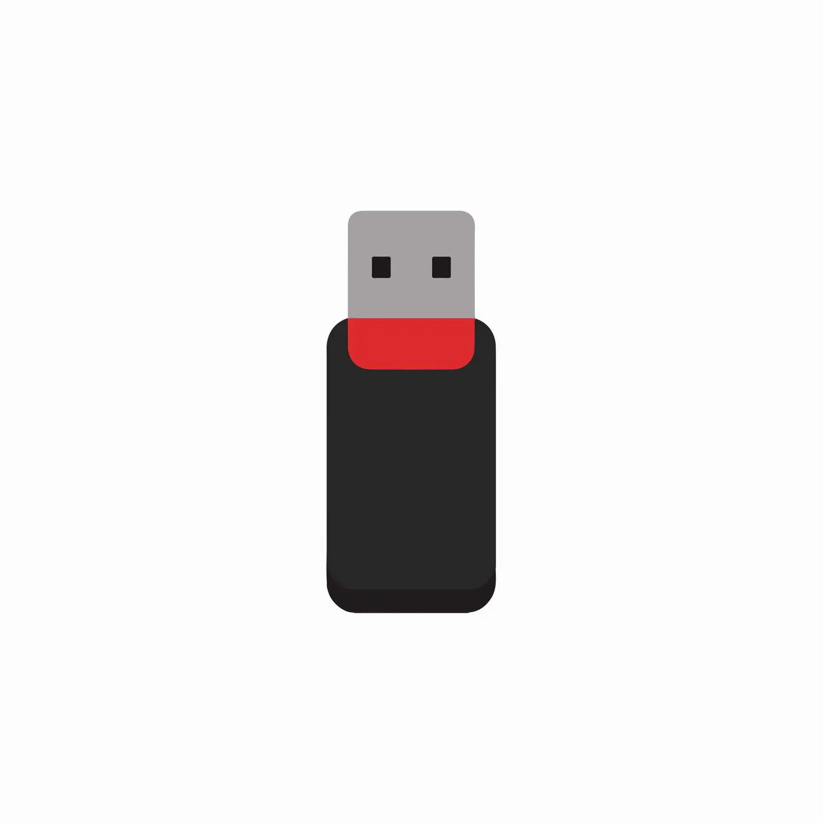 USB Drive Icon in Flat Style — free download from Dotvec