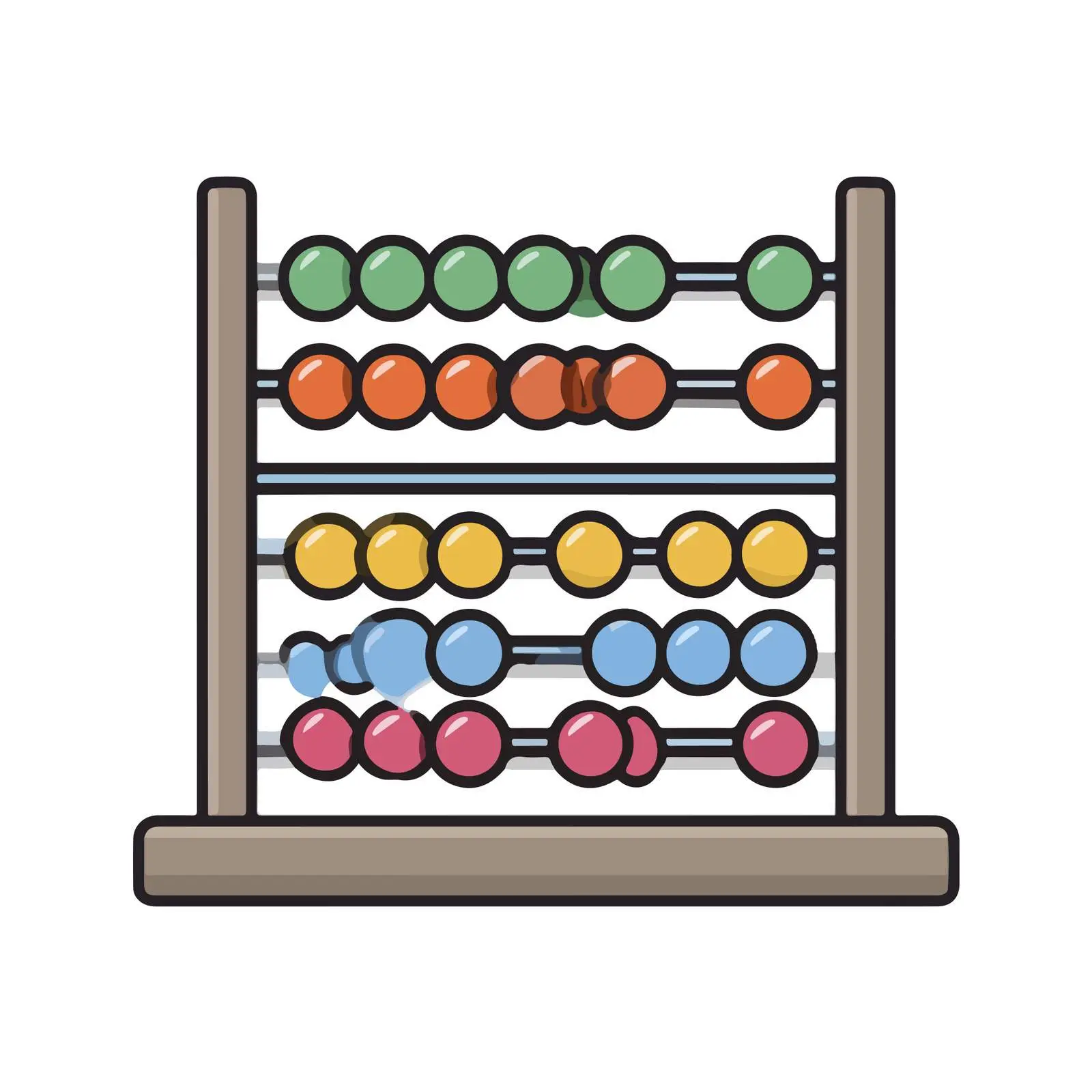 Abacus Icon for Educational Design Use — free download from Dotvec