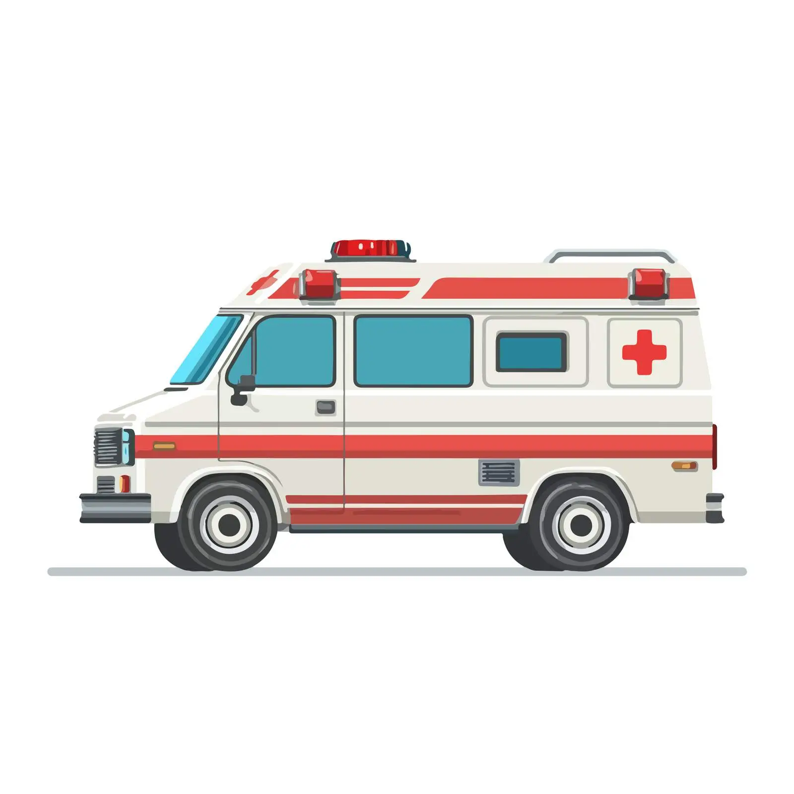 Ambulance Icon for Emergency Medical Services — free download from Dotvec