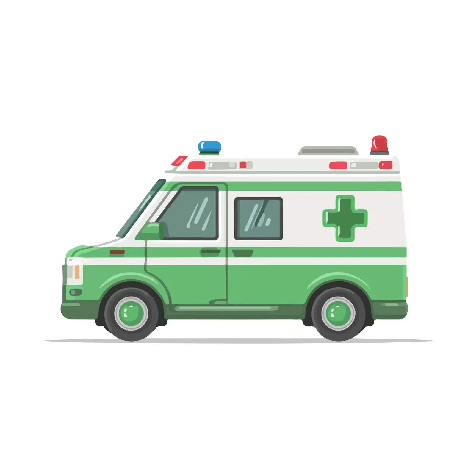 Ambulance Flat Icon — free download from Dotvec