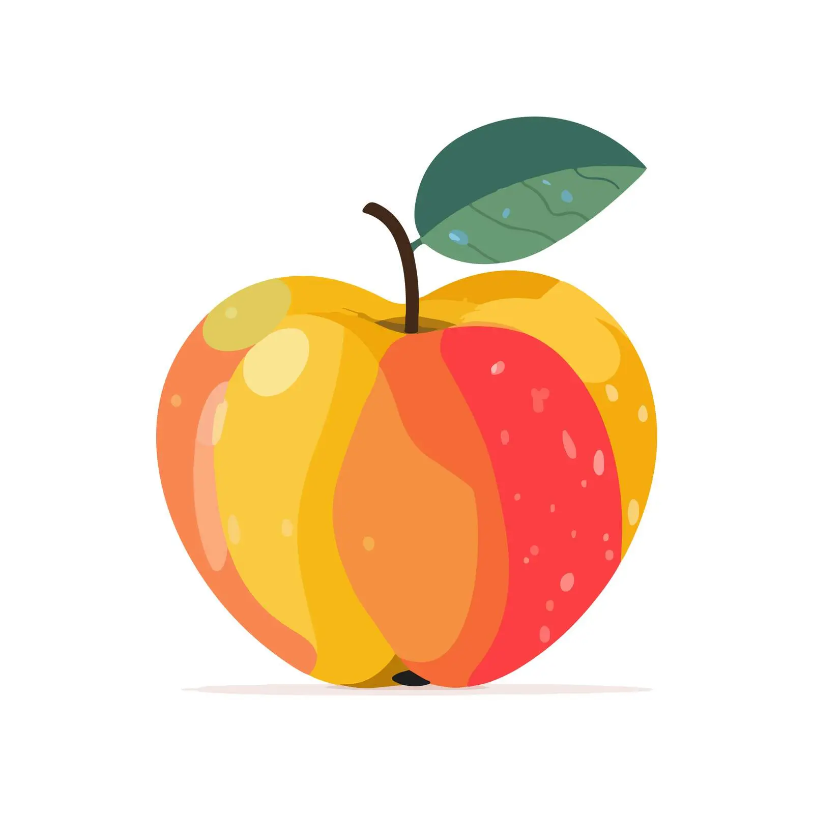 Colorful Apple Icon — free download from Dotvec