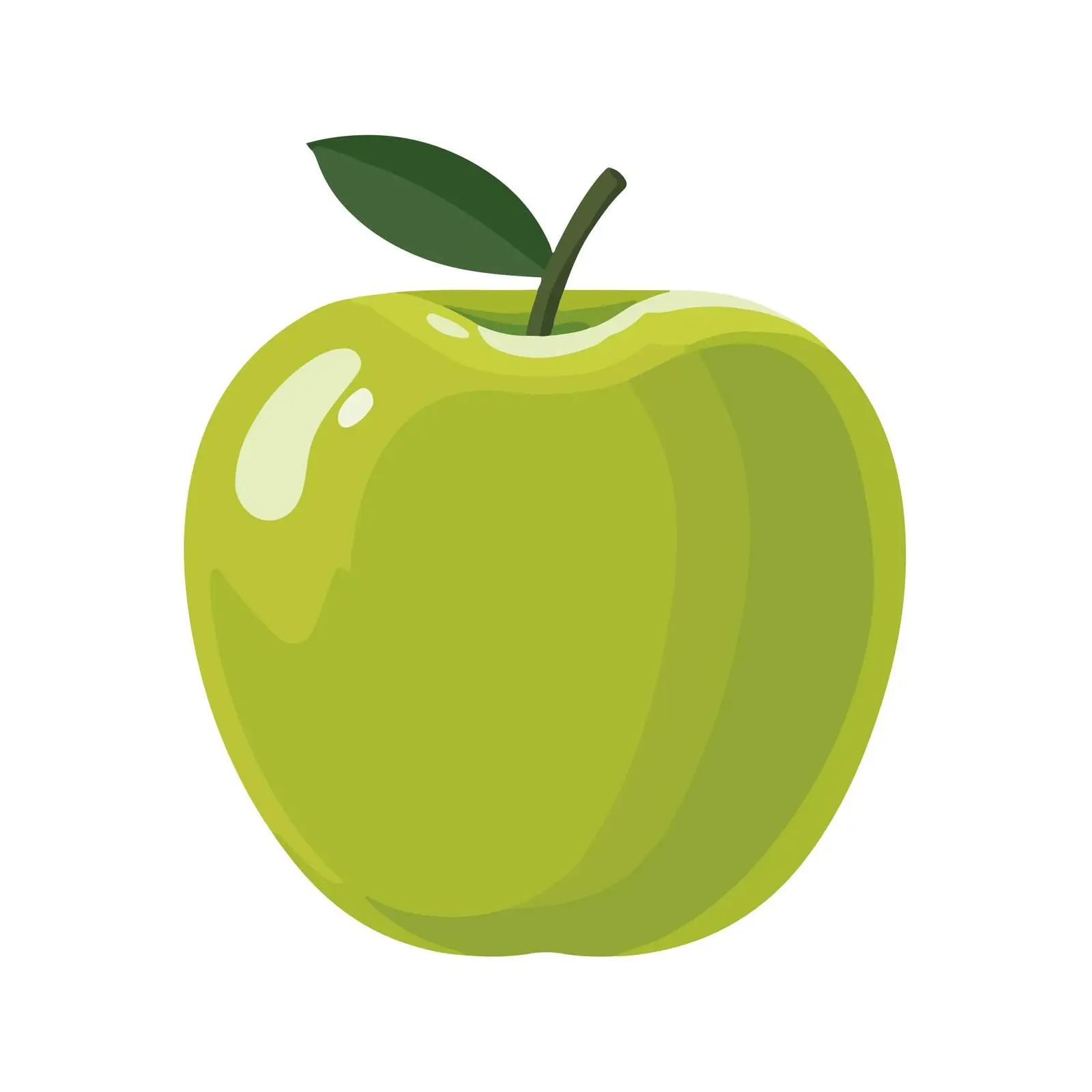 Apple Fruit Flat Vector Icon — free download from Dotvec