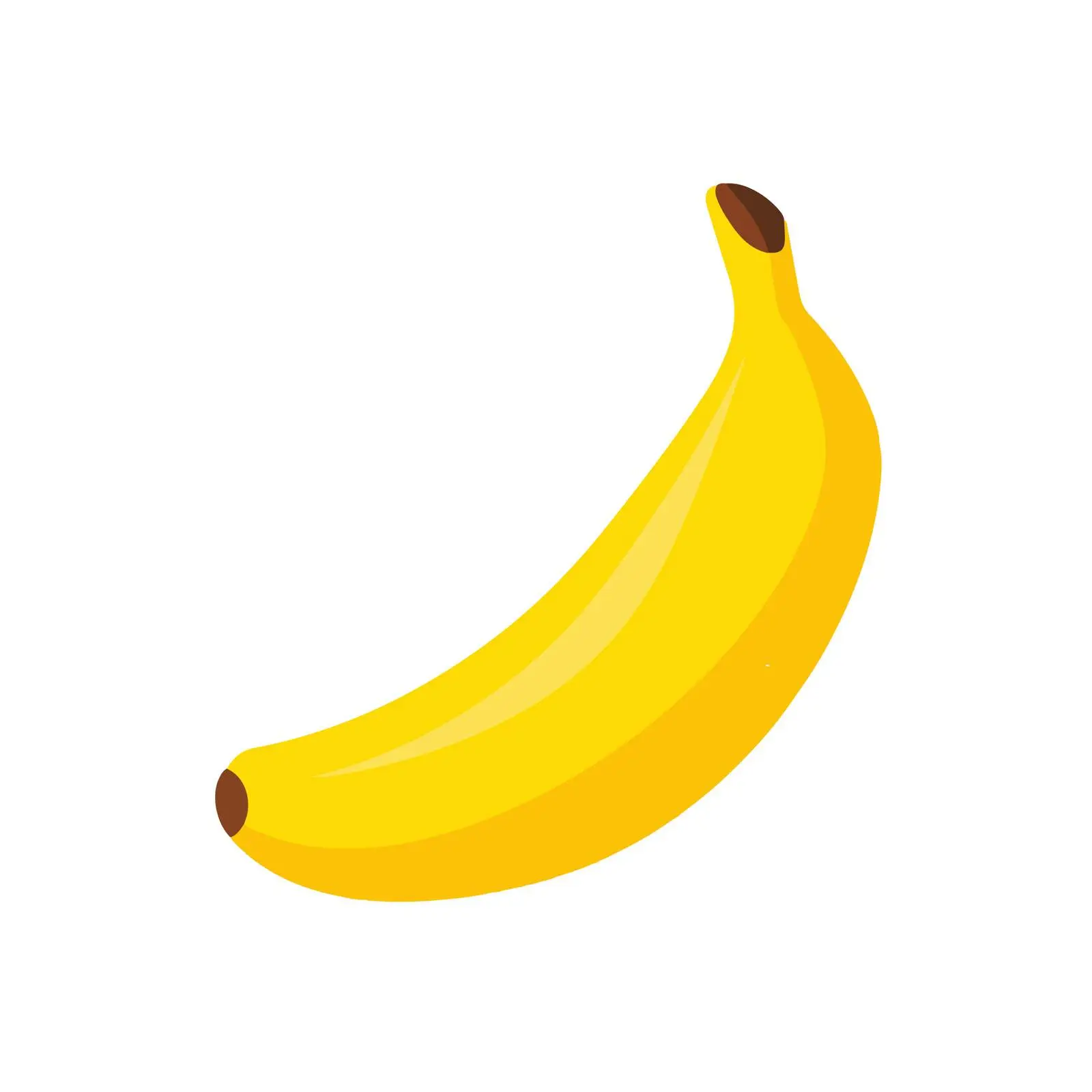 Banana Flat Vector Icon — free download from Dotvec