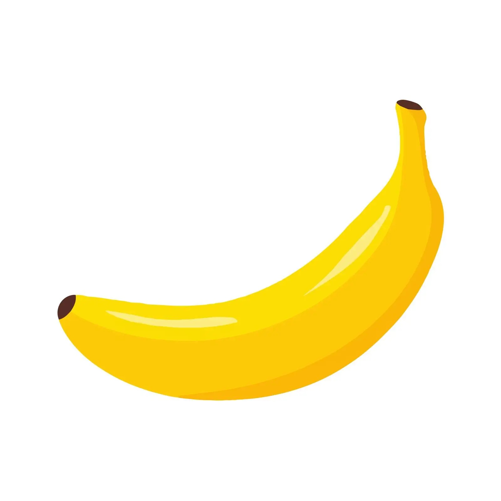 Banana Icon Flat Vector Style — free download from Dotvec