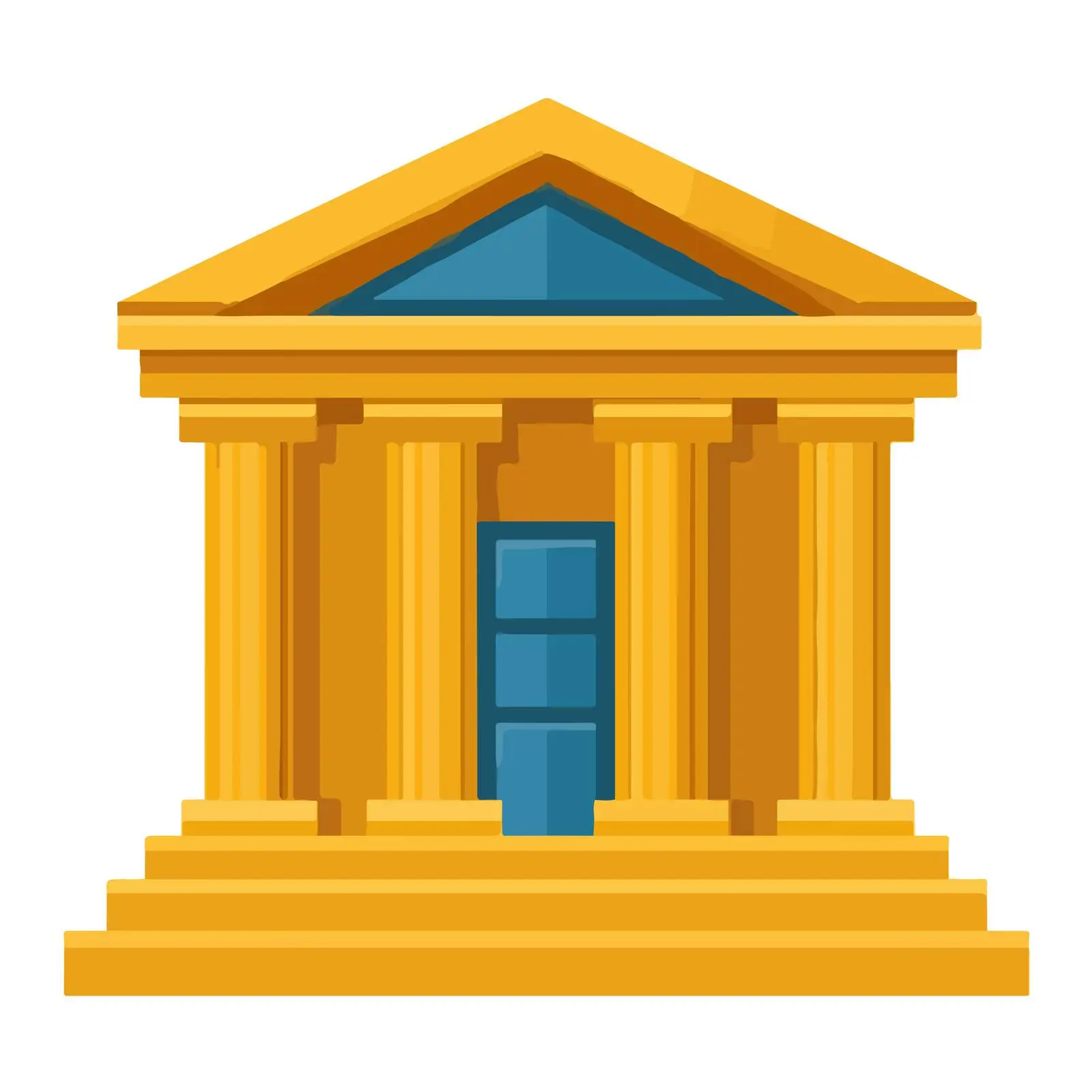 Bank Building Icon — free download from Dotvec