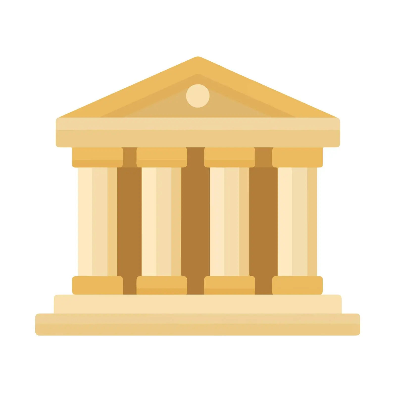 Bank Icon for Financial Designs — free download from Dotvec