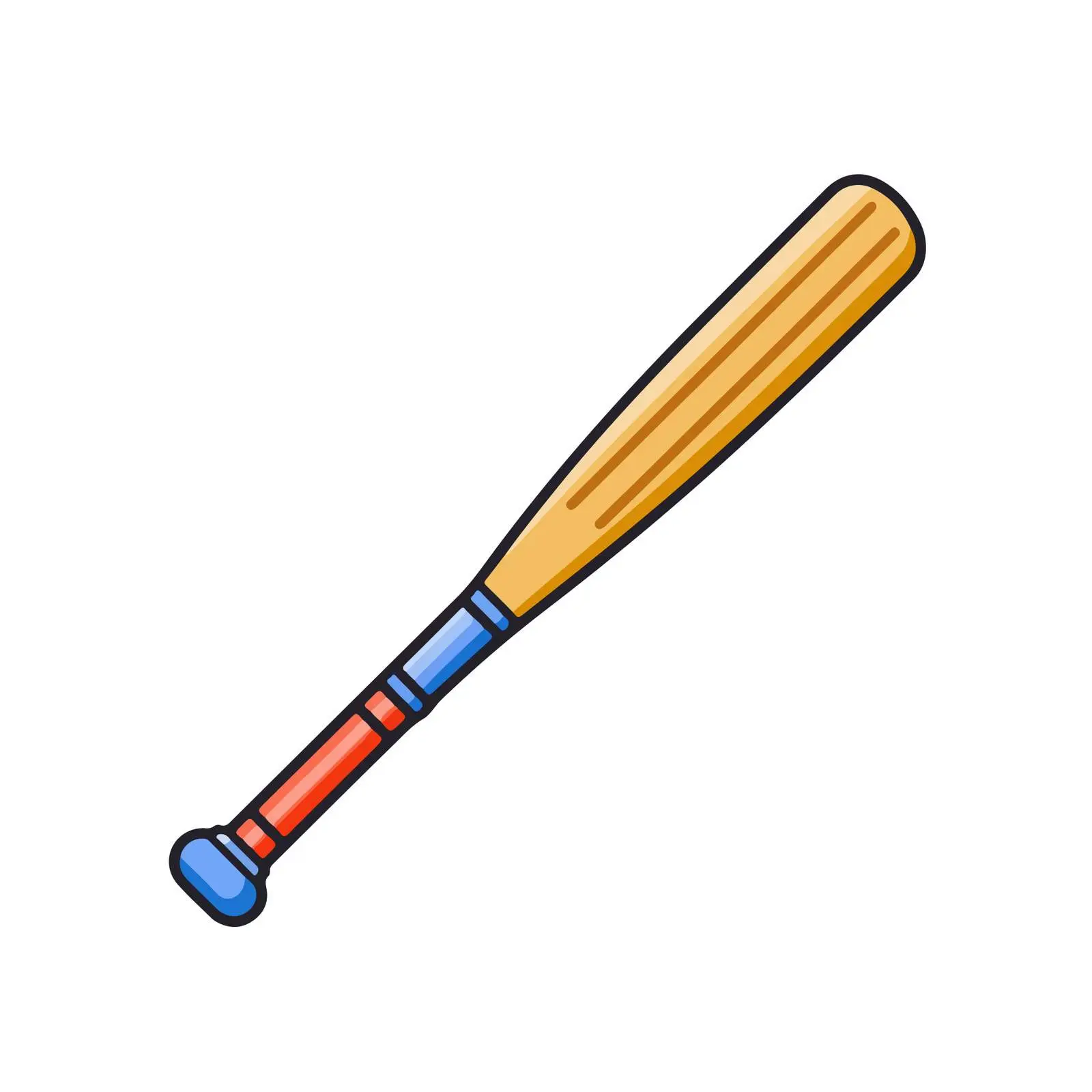 Baseball Bat Vector Icon — free download from Dotvec
