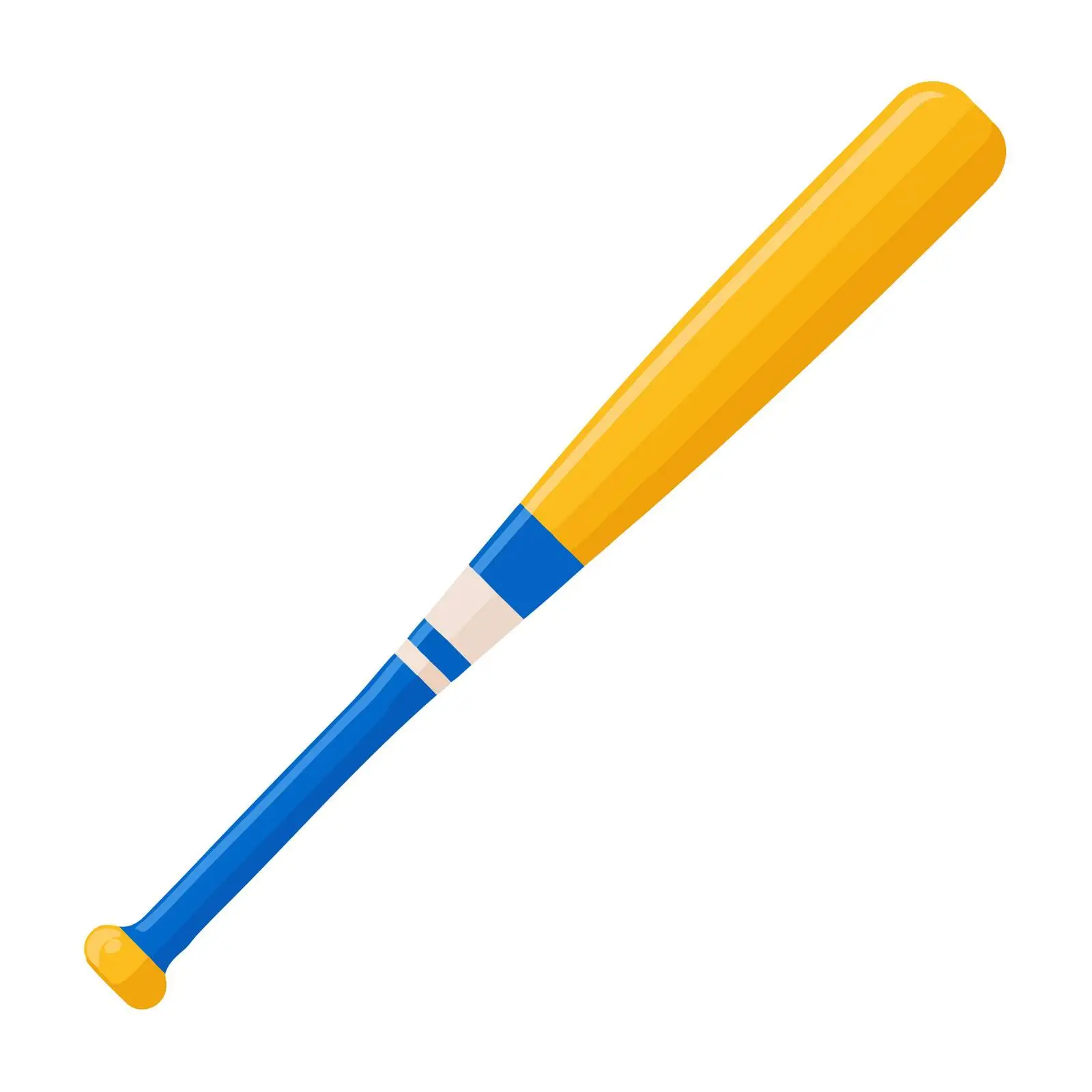Colorful Baseball Bat Icon — free download from Dotvec
