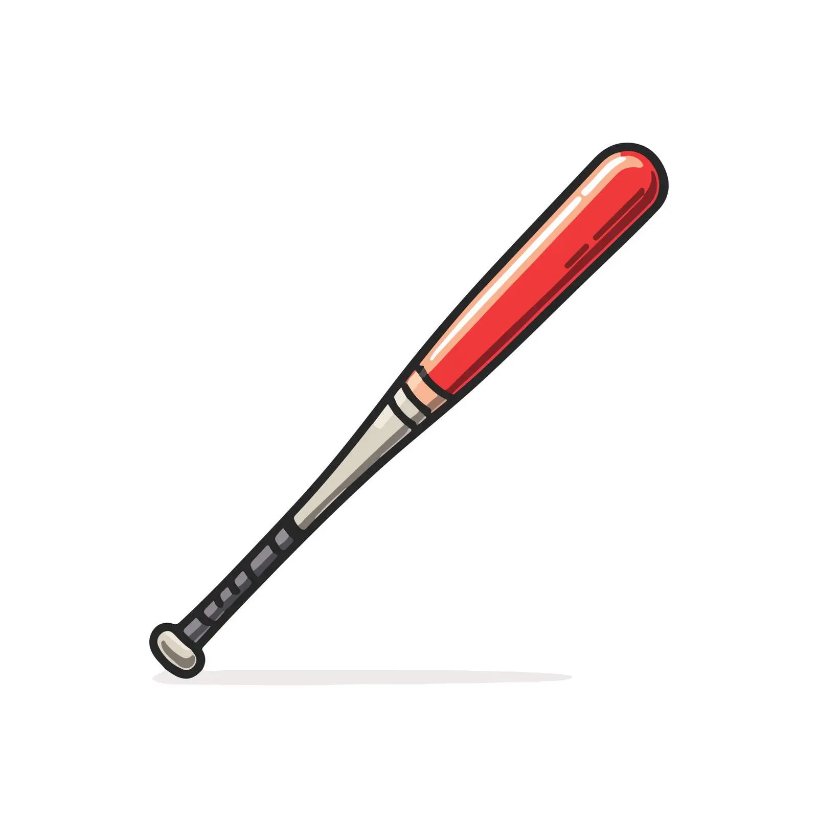 Colorful Baseball Bat Icon — free download from Dotvec
