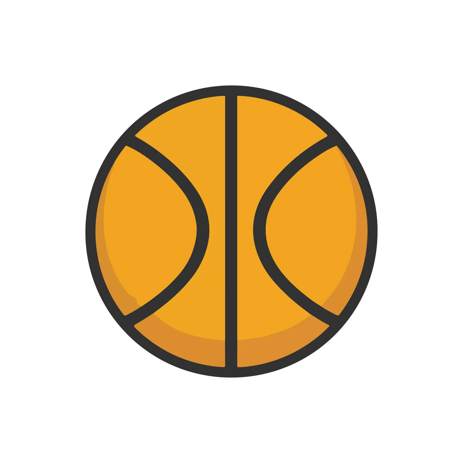 Basketball Outline Icon — free download from Dotvec