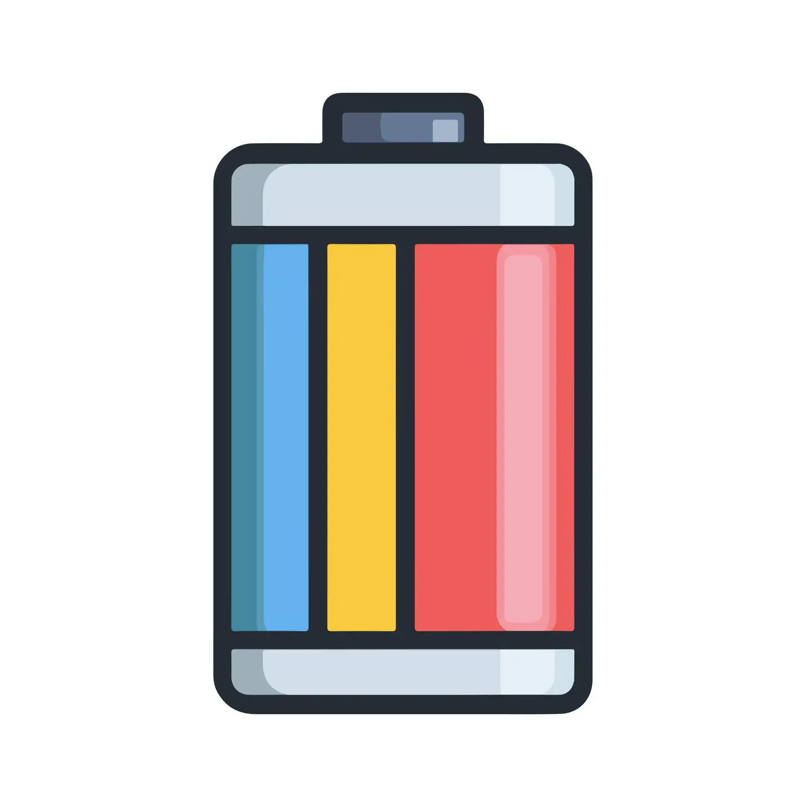 Colorful Battery Icon — free download from Dotvec