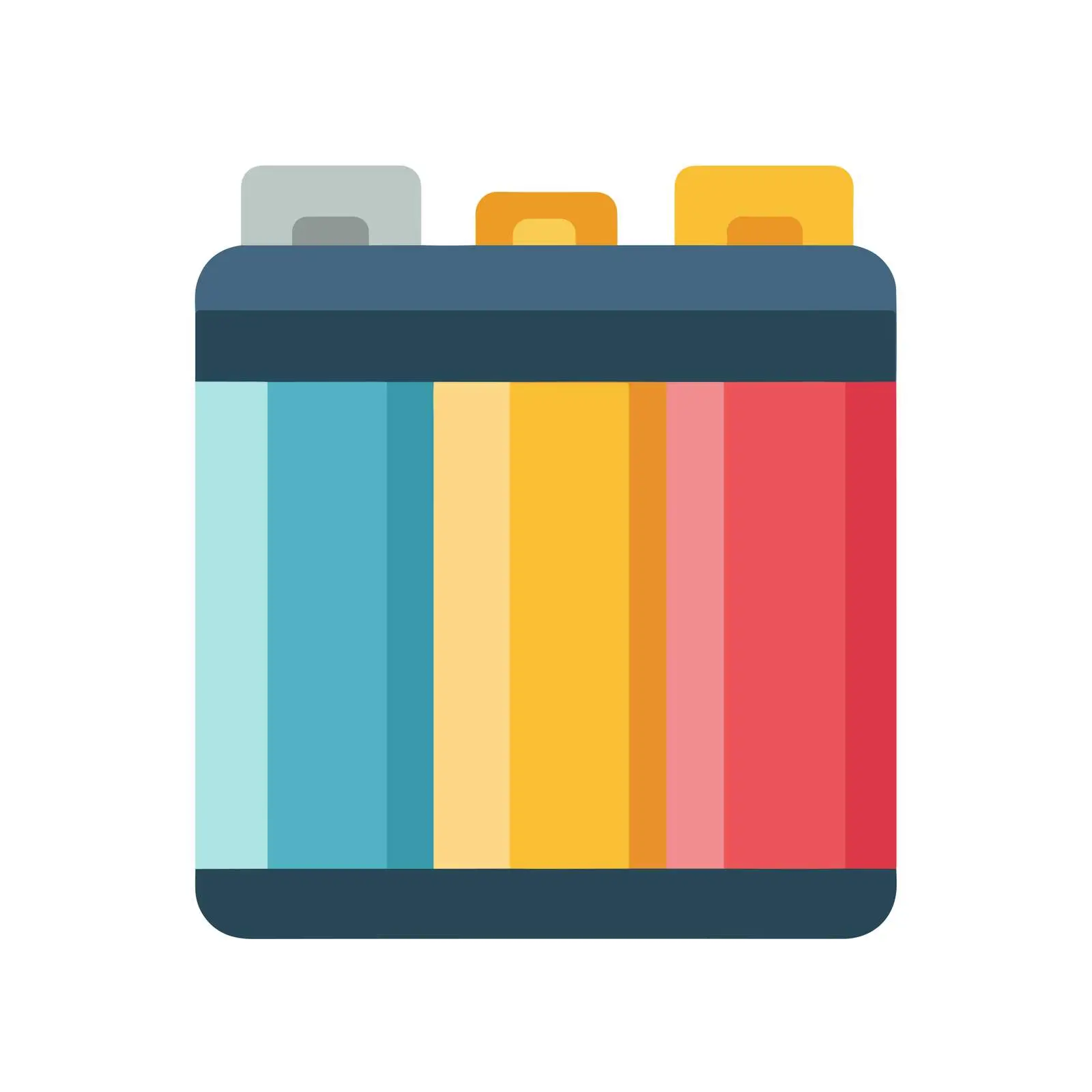 Colorful Battery Icon — free download from Dotvec