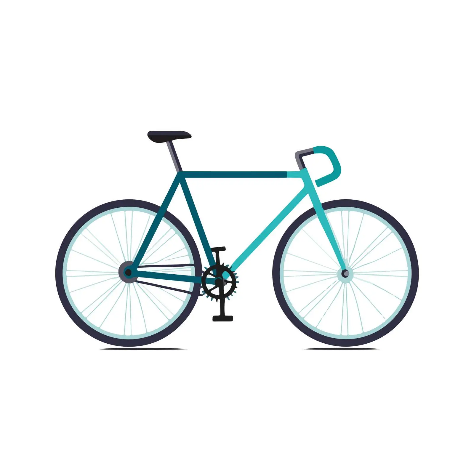 Bicycle Flat Vector Icon — free download from Dotvec