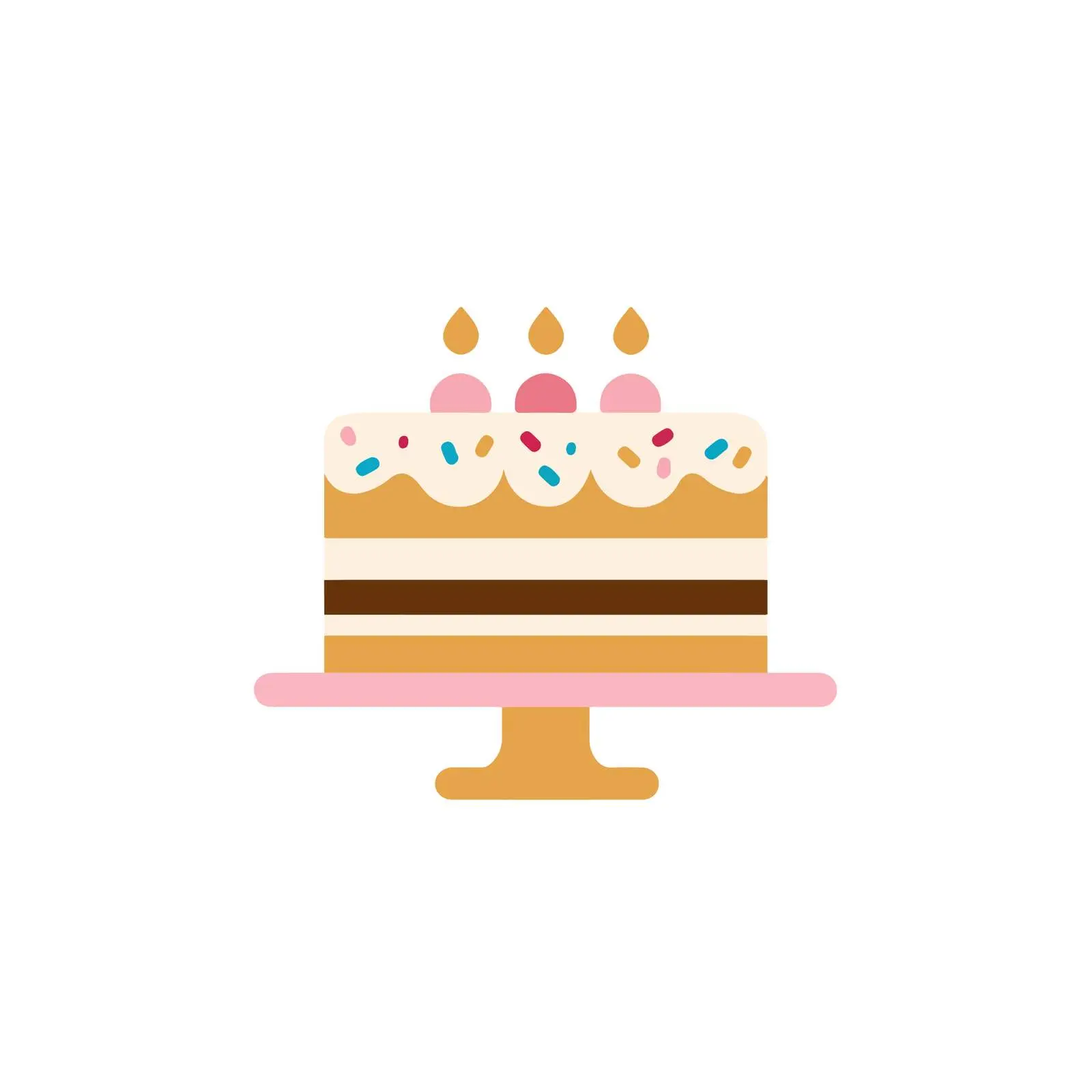 Birthday Cake Icon — free download from Dotvec